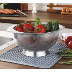 DELUXE Egouttoir Avec Pied Inox KUCHENPROFI D26