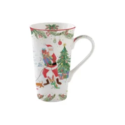EASY LIFE JOYFUL SANTA Coffret Mega Mug 60 Cl Porcelaine EASYLIFE