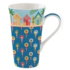EASY LIFE A LA PLAGE Coffret 1 Méga Mug 60cl En Porcelaine -Peugeot Boutique a la plage coffret 1 mega mug 60cl en porcelaine 2