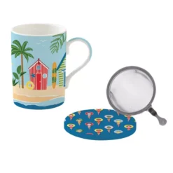 EASY LIFE A LA PLAGE Coffret Tisanière 35 Cl En Porcelaine 6 EASY LIFE A LA PLAGE Coffret Tisanière 35 Cl En Porcelaine -Peugeot Boutique a la plage coffret tisaniere 35 cl en porcelaine 2