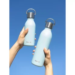 ACTIVE Bouteille Isotherme Double Paroi En Inox Avec Poignée Qwetch 1 L Bleu Pastel -Peugeot Boutique active bouteille isotherme double paroi en inox avec poignee qwetch 1 l bleu pastel 5