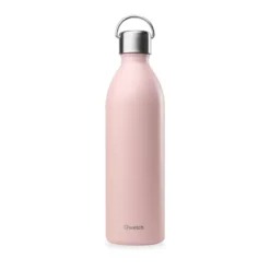 ACTIVE Bouteille Isotherme Double Paroi En Inox Avec Poignée Qwetch 1 L Rose Pastel -Peugeot Boutique active bouteille isotherme double paroi en inox avec poignee qwetch 1 l rose pastel 3