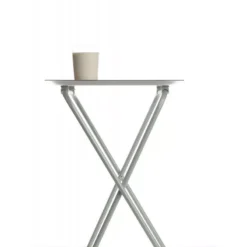 ADA Table Pliante D´appoint Avec Grand Plateau Amovible DHO Blanc SC -Peugeot Boutique ada table pliante dappoint avec grand plateau amovible dho blanc 2