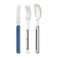 AKINOD 12H34 Set De 3 Couverts Inox Nomades ALUMINIUM BLEU -Peugeot Boutique akinod 12h34 set de 3 couverts inox nomades aluminium bleu p 7