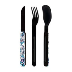AKINOD 12H34 Set De 3 Couverts Inox Nomades AZULEJOS Finition Black -Peugeot Boutique akinod 12h34 set de 3 couverts inox nomades azulejos finition black p 5