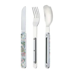 AKINOD 12H34 Set De 3 Couverts Inox Nomades FLEURS GOURMANDES -Peugeot Boutique akinod 12h34 set de 3 couverts inox nomades fleurs gourmandes p 3