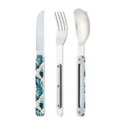 AKINOD 12H34 Set De 3 Couverts Inox Nomades UKIYO