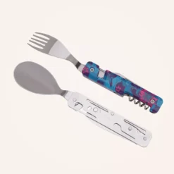 AKINOD 13H25 Set De Couverts Pliants Multifonctions Inox Nomades HIBISCUS -Peugeot Boutique akinod 13h25 set de couverts pliants multifonctions inox nomades champetre p 9