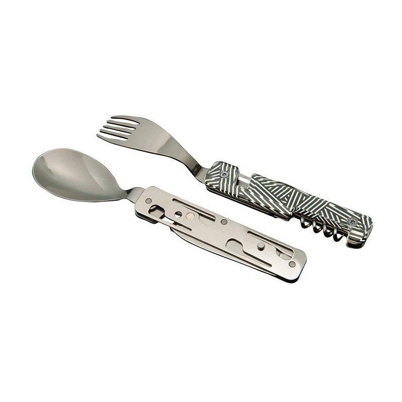 AKINOD 13H25 Set De Couverts Pliants Multifonctions Inox Nomades DIAGONALES 5 AKINOD 13H25 Set De Couverts Pliants Multifonctions Inox Nomades DIAGONALES – Image 5