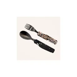 AKINOD 13H25 Set De Couverts Pliants Multifonctions Inox Nomades LEOPARD Finition Black -Peugeot Boutique akinod 13h25 set de couverts pliants multifonctions inox nomades leopard finition black nvs 6
