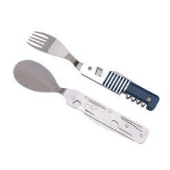AKINOD 13H25 Set De Couverts Pliants Multifonctions Inox Nomades MARINIERE BLEUE -Peugeot Boutique akinod 13h25 set de couverts pliants multifonctions inox nomades mariniere bleue p 5