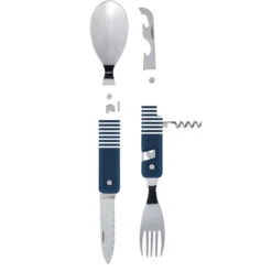 AKINOD 13H25 Set De Couverts Pliants Multifonctions Inox Nomades MARINIERE BLEUE -Peugeot Boutique akinod 13h25 set de couverts pliants multifonctions inox nomades mariniere bleue p 6