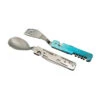 AKINOD 13H25 Set De Couverts Pliants Multifonctions Inox Nomades MOZAIQUE BLEUE