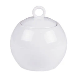 ALASKA Sucrier En Porcelaine Blanche TABLE PASSION