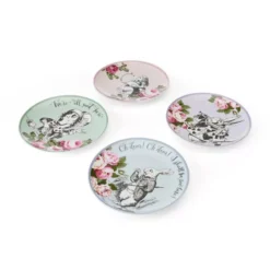 Kitchen Craft ALICE IN WONDERLAND Assiette à Dessert En Porcelaine D21cm KitchenCraft Les 4 Dans Un Coffret Cadeau -Peugeot Boutique alice in wonderland assiette a dessert en porcelaine d21cm kitchencraft les 4 dans un coffret cadeau nvs 9