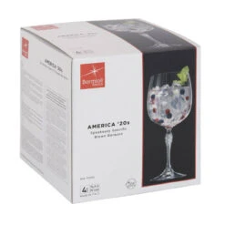 AMERICA 20s Verre à Pied Gin Spritz Cocktail 74.5 Cl Luigi Bornioli - Les 4 -Peugeot Boutique america 20s verre a pied gin spritz cocktail 745 cl luigi bornioli les 4 4