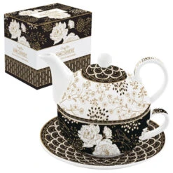 EASY LIFE ART DECO FLOWERS Tea For One Théière Et Tasse Avec Soucoupe 9 EASY LIFE ART DECO FLOWERS Tea For One Théière Et Tasse Avec Soucoupe -Peugeot Boutique art deco flowers tea for one theiere et tasse avec soucoupe 3