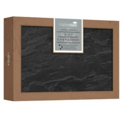 Kitchen Craft Assiette Ardoise De Table 30 X 20 Cm - Les 4 SC 7 Kitchen Craft Assiette Ardoise De Table 30 X 20 Cm - Les 4 SC -Peugeot Boutique assiette ardoise de table 30 x 20 cm les 4 3