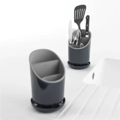Bac égouttoir à Vaisselle DOCK Pour Couverts Et Couteaux Gris - Joseph Joseph
