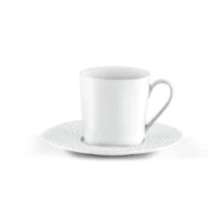 BAGHERA Paire Tasse Café Médard De NOBLAT Pocelaine Blanche - Les 6