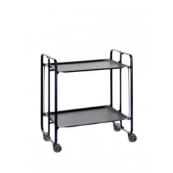 BAUHAUS Table Roulante Pliante DHO Noir