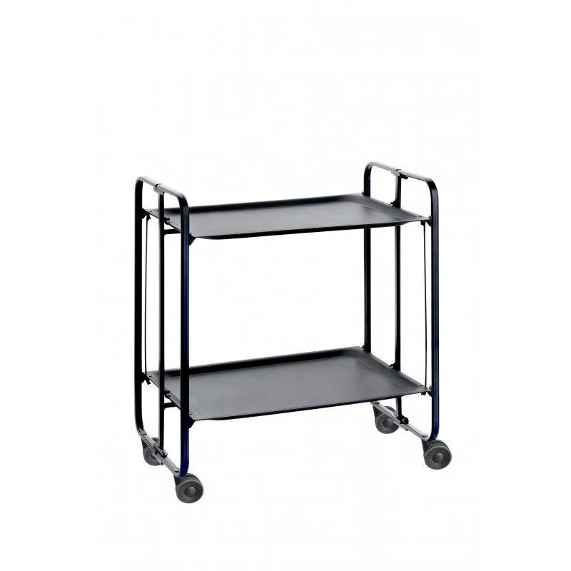 BAUHAUS Table Roulante Pliante DHO Noir 1 BAUHAUS Table Roulante Pliante DHO Noir