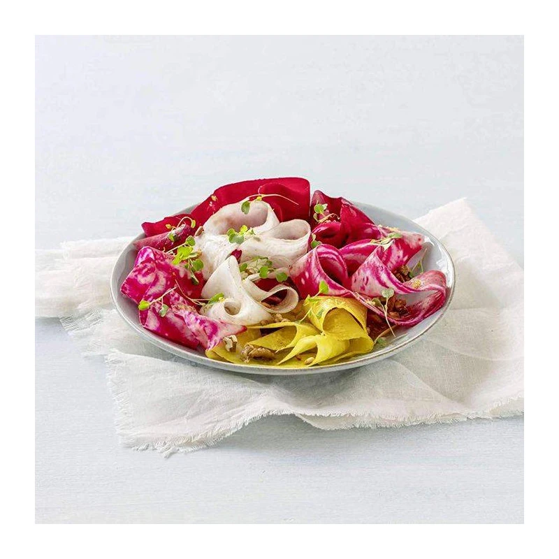 Betty Bossi Veggie Sheet Slicer Coupe Lanières Extra-fines Fruits Et Légumes 11 Betty Bossi Veggie Sheet Slicer Coupe Lanières Extra-fines Fruits Et Légumes – Image 11