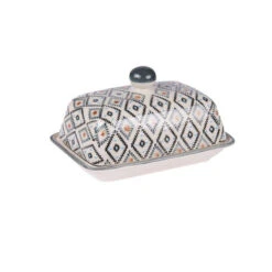 Beurrier Avec Couvercle Cloche Grès NELSON Losanges TABLE PASSION -Peugeot Boutique beurrier avec couvercle cloche gres nelson losanges table passion 2