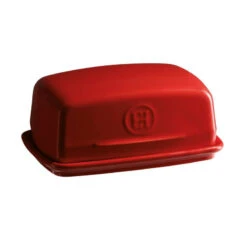 Beurrier Avec Couvercle En Céramique EMILE HENRY Rouge Grand Cru