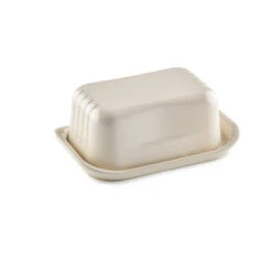 Beurrier En Céramique 500 Gr (base + Couvercle) BRETAGNE CERAMIQUE Ecru