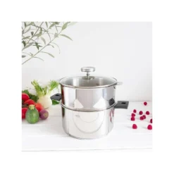 BIOME Cuisson Saine Ensemble Cuit Vapeur Amovible Avec Thermostat CRISTEL D24