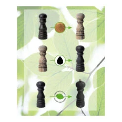 BISTRO NATURE Moulin à Sel Bois De Hêtre 10 Cm PEUGEOT Noir -Peugeot Boutique bistro nature moulin a sel bois de hetre 10 cm peugeot noir 7