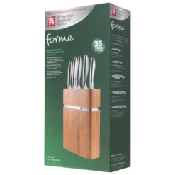 AMEFA BLOC Couteaux FORME 5 Pièces RICHARDSON Bambou -Peugeot Boutique bloc couteaux forme 5 pieces richardson bambou 8