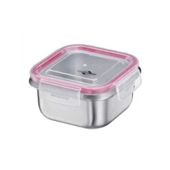 Boîte Alimentaire Lunch Box Hermétique Carrée Inox Kuchenprofi 0.5 L
