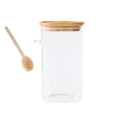 Boite De Conservation Carrée En Verre Avec Cuillère à Doser Pebbly 1.4 L 15 Boite De Conservation Carrée En Verre Avec Cuillère à Doser Pebbly 1.4 L -Peugeot Boutique boite de conservation carree en verre avec cuillere a doser pebbly 14 l 7
