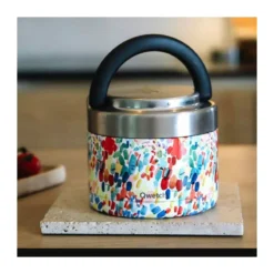 Boîte Repas Isotherme Double Paroi En Inox Qwetch 850 Ml Arty -Peugeot Boutique boite repas isotherme double paroi en inox qwetch 850 ml arty 5