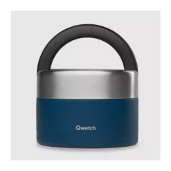 Boîte Repas Isotherme Double Paroi En Inox Qwetch 850 Ml Bleu Nuit -Peugeot Boutique boite repas isotherme double paroi en inox qwetch 850 ml bleu nuit 4