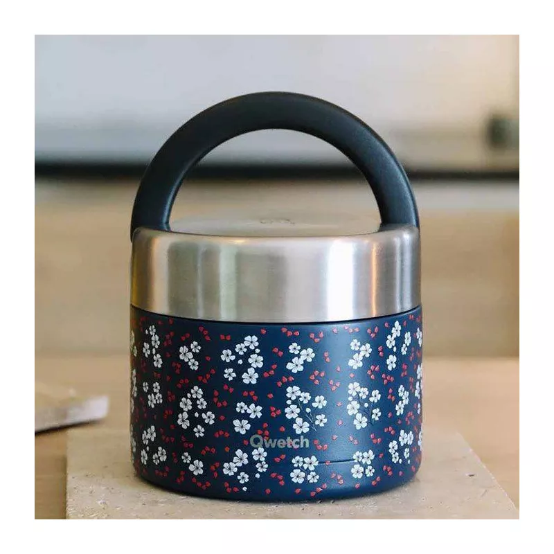 Boîte Repas Isotherme Double Paroi En Inox Qwetch 850 Ml Hanami Bleu 5 Boîte Repas Isotherme Double Paroi En Inox Qwetch 850 Ml Hanami Bleu – Image 5