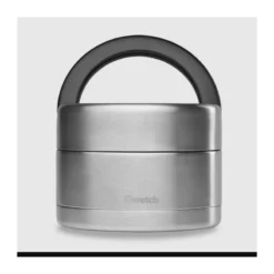 Boîte Repas Isotherme Double Paroi En Inox Qwetch 850 Ml Inox Brossé