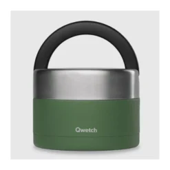 Boîte Repas Isotherme Double Paroi En Inox Qwetch 850 Ml Vert Granite Kaki -Peugeot Boutique boite repas isotherme double paroi en inox qwetch 850 ml vert granite kaki 3