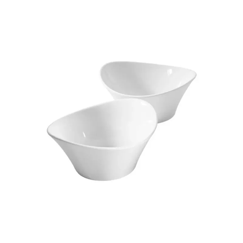Zwilling Bol Coupelle Ovale En Porcelaine Blanche 16 Cm - Les 2 1 Zwilling Bol Coupelle Ovale En Porcelaine Blanche 16 Cm - Les 2
