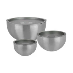 Bol Saladier Double Paroi En Acier Inoxydable + Couvercle GSW D18 -Peugeot Boutique bol saladier double paroi en acier inoxydable couvercle gsw d18 4