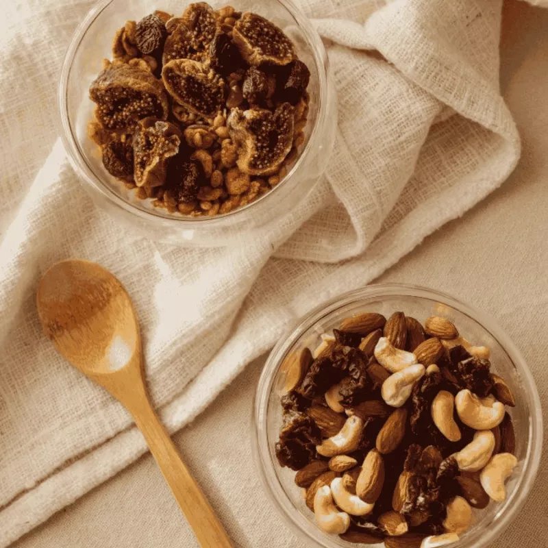 Bols à Double Paroi NUTS Avec Cuillère En Bambou Lot De 2 6 Bols à Double Paroi NUTS Avec Cuillère En Bambou Lot De 2 – Image 6