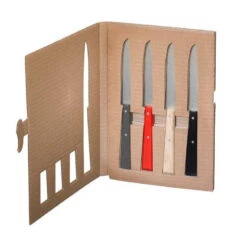 BON APPETIT Coffret De 4 Couteaux De Table Steak OPINEL Esprit LOFT -Peugeot Boutique bon appetit coffret de 4 couteaux de table steak opinel esprit loft 4