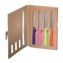 BON APPETIT Coffret De 4 Couteaux De Table Steak OPINEL Esprit POP -Peugeot Boutique bon appetit coffret de 4 couteaux de table steak opinel esprit pop 4