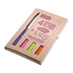 BON APPETIT Coffret De 4 Couteaux De Table Steak OPINEL Esprit POP -Peugeot Boutique bon appetit coffret de 4 couteaux de table steak opinel esprit pop 5