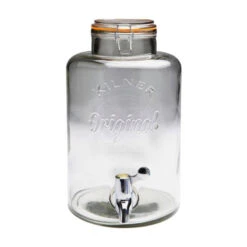 Bonbonne En Verre Avec Robinet Jus Punch Rhum Arrangé KILNER 8 L SC