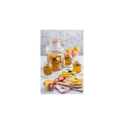Bonbonne En Verre Strié Avec Robinet Jus Punch Rhum Arrangé KILNER 5 L SC -Peugeot Boutique bonbonne en verre strie avec robinet jus punch rhum arrange kilner 5 l 2