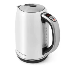 Bouilloire électrique Inox 1.7 L Température Variable Riviera&Bar SERENA Blanc Pailleté