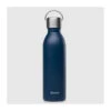ACTIVE Bouteille Isotherme Double Paroi En Inox Avec Poignée Qwetch 600 Ml Bleu Marine